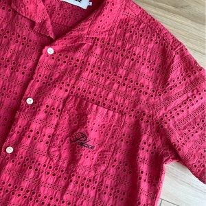 Palace eyelet Coral Shirt | Men’s Large